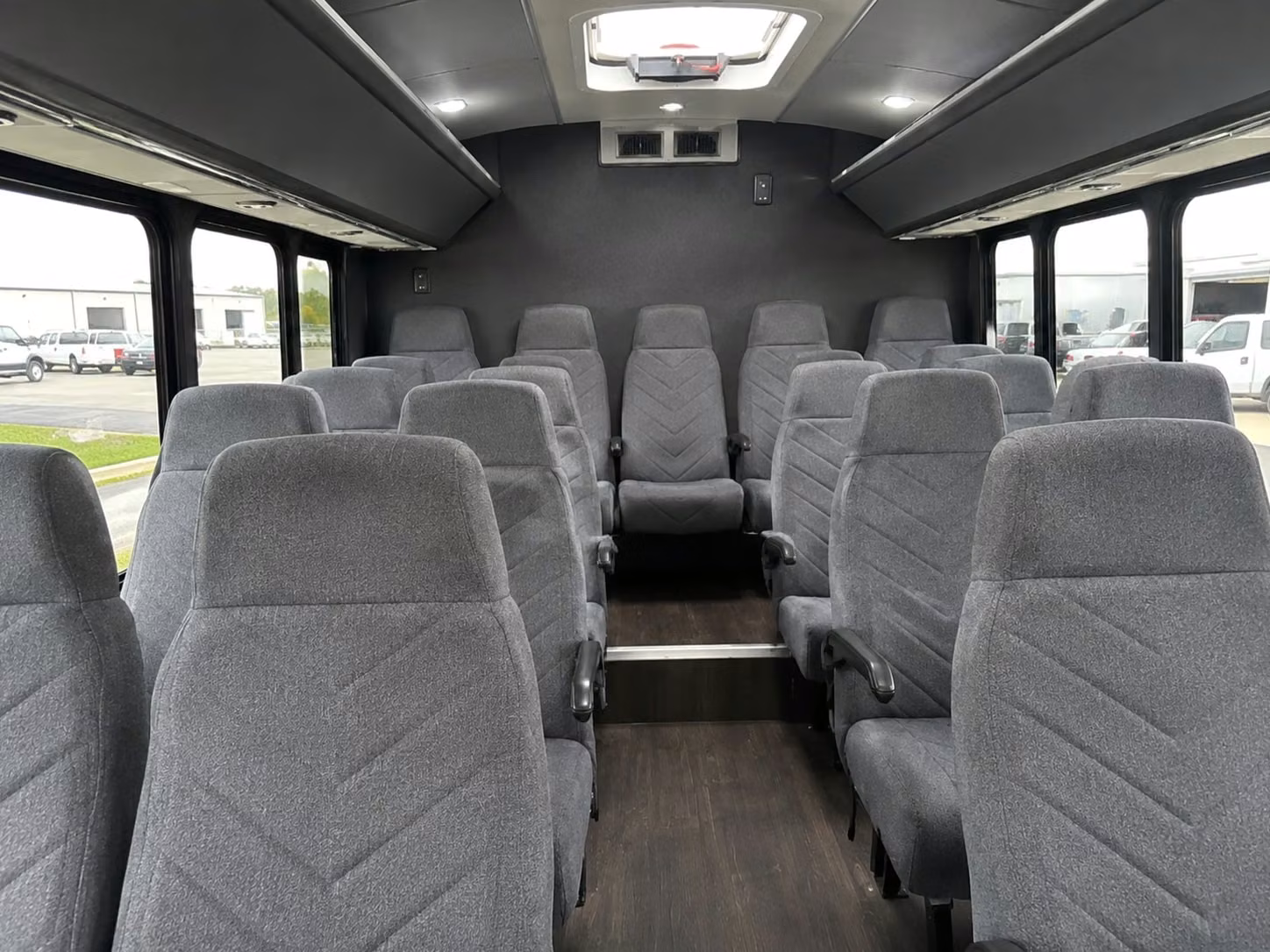 18 passenger minibus interior