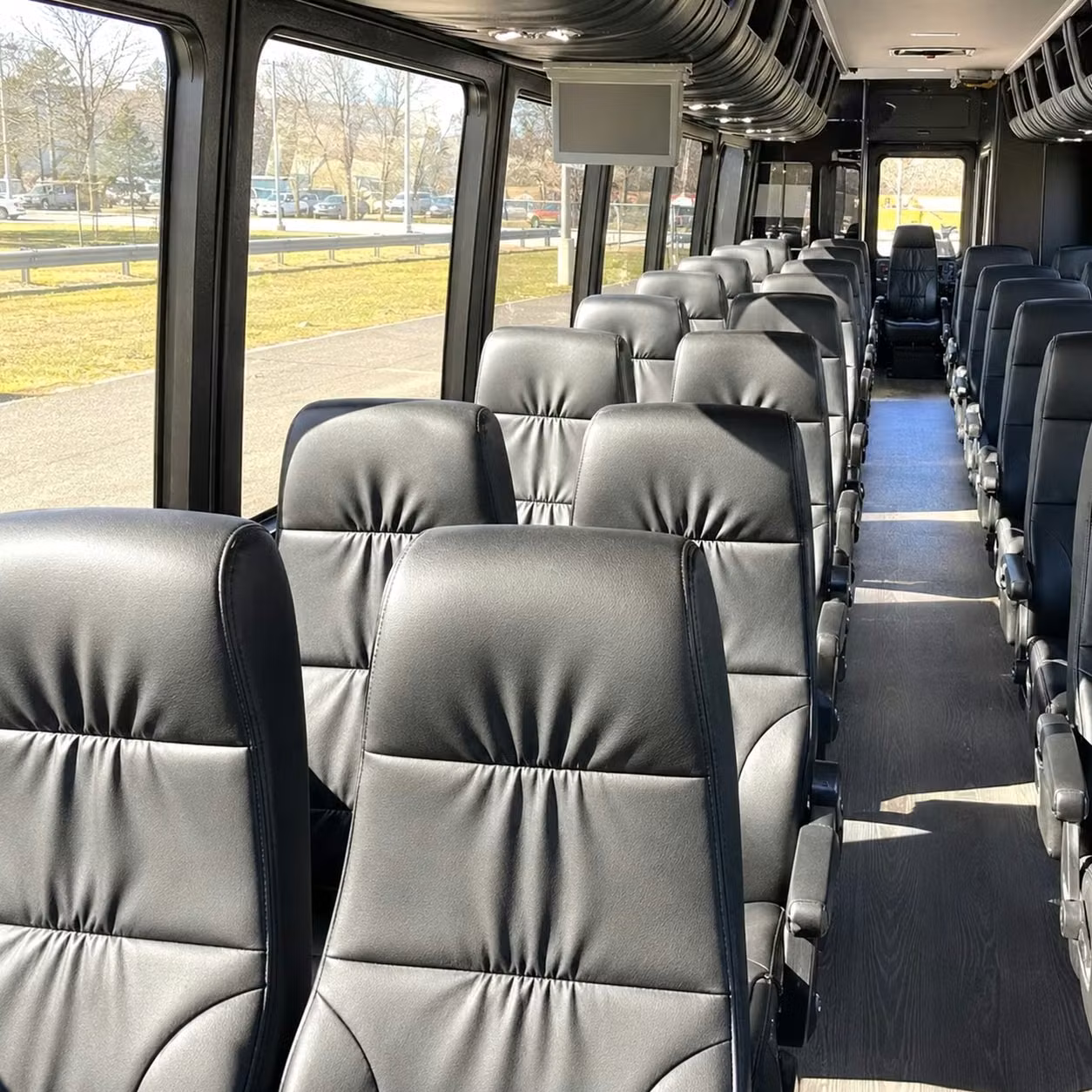 30 passenger minibus inside