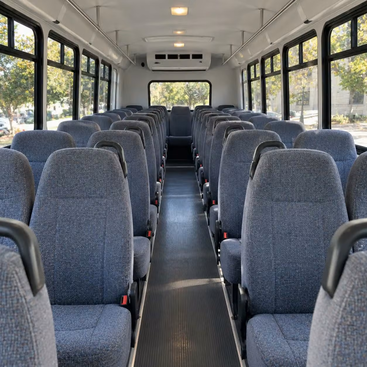 35 passenger minibus inside