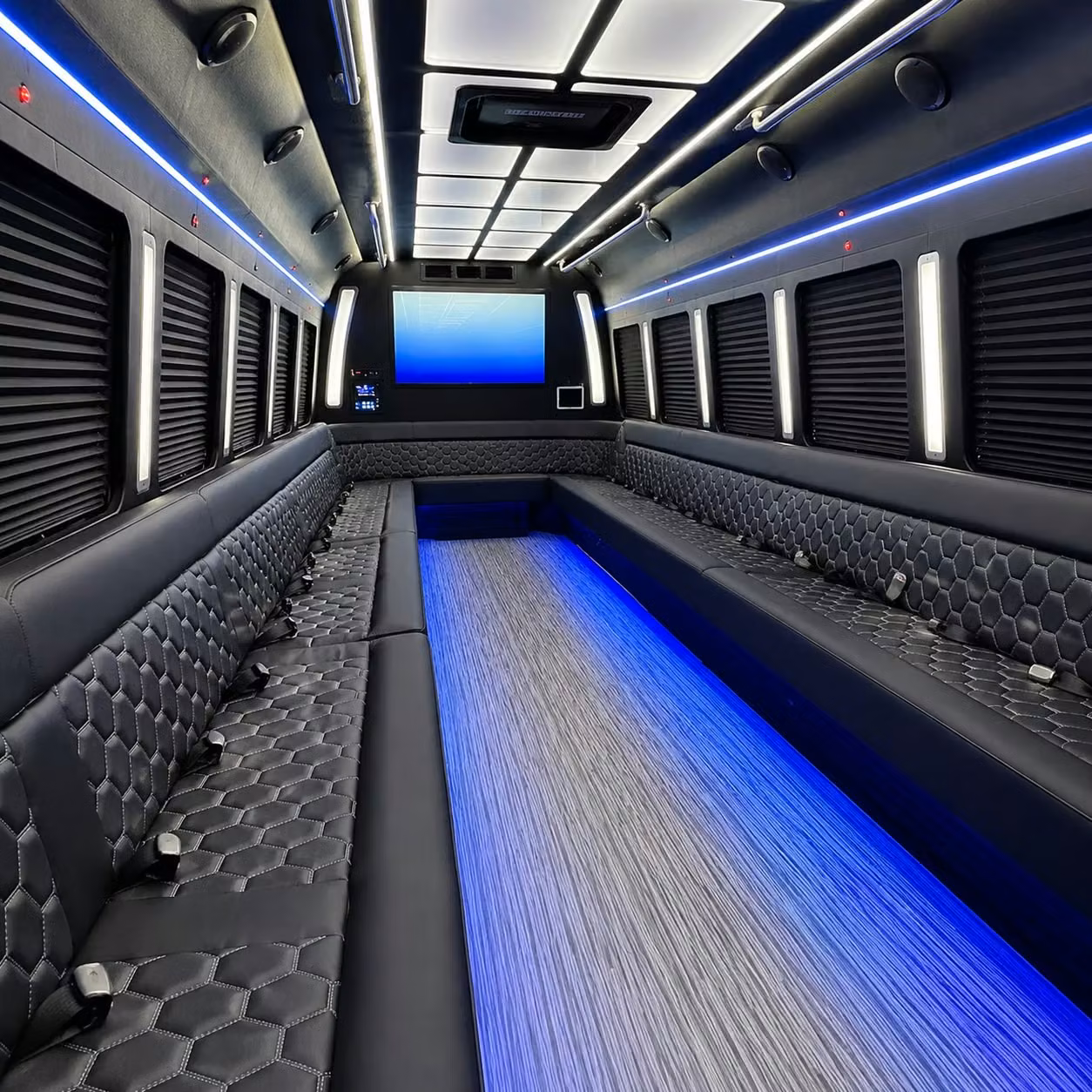 party bus interior