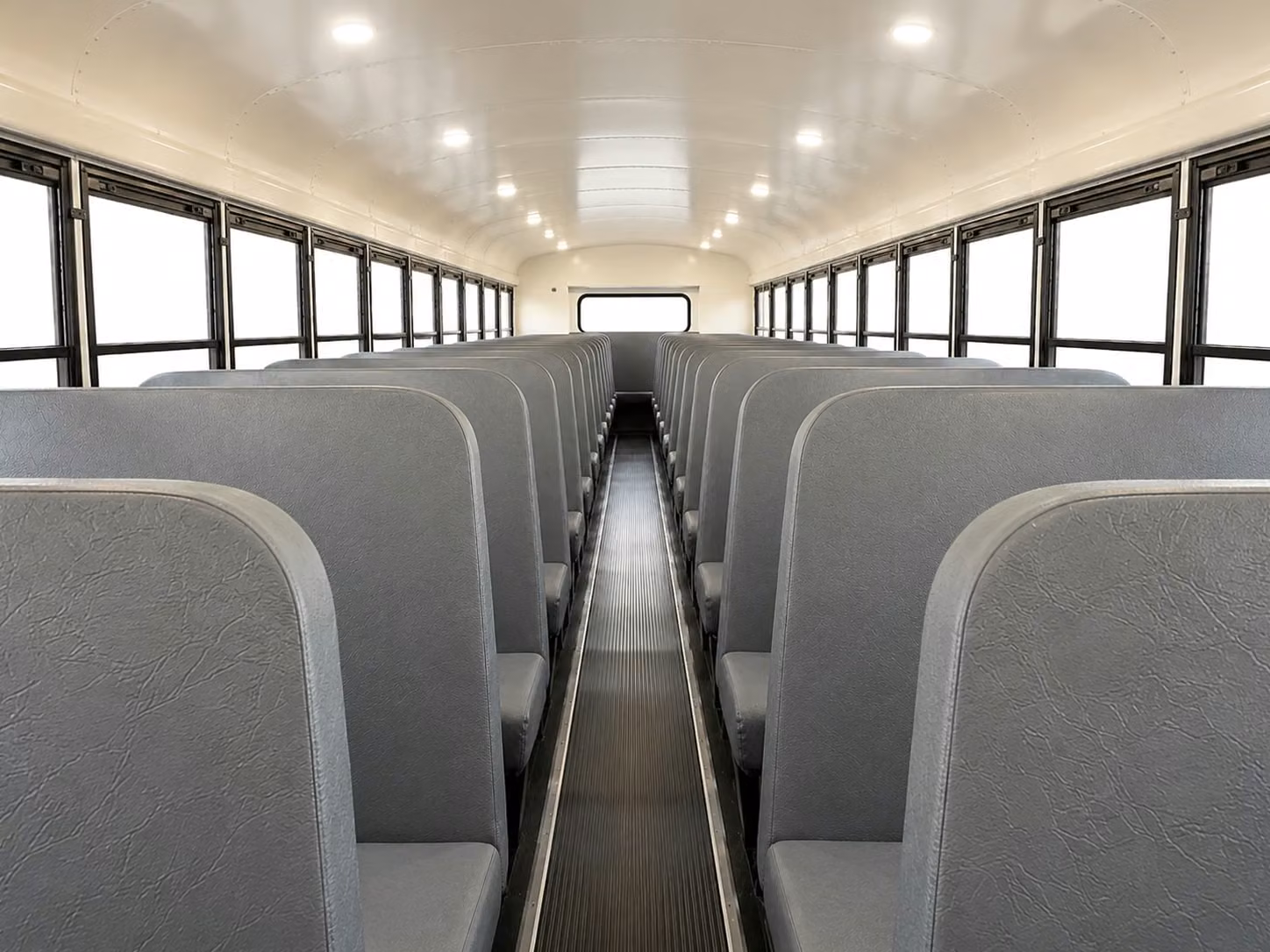 school bus inside
