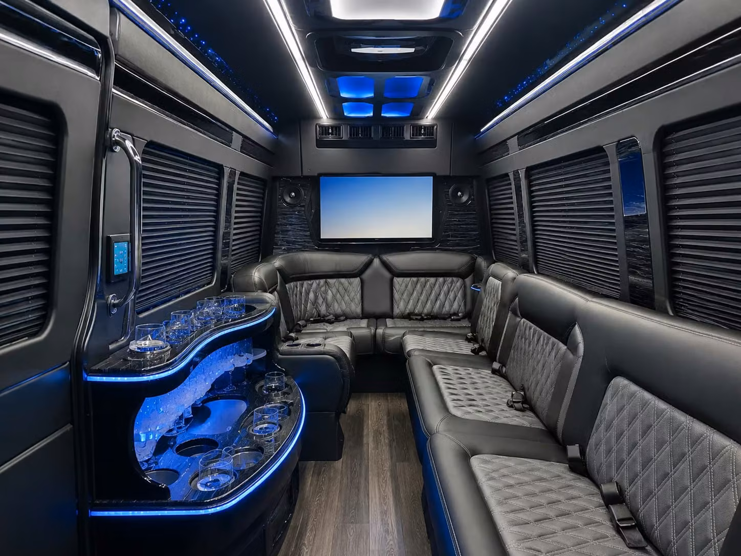 sprinter vans and executive shuttles for compton wedding vip transportation